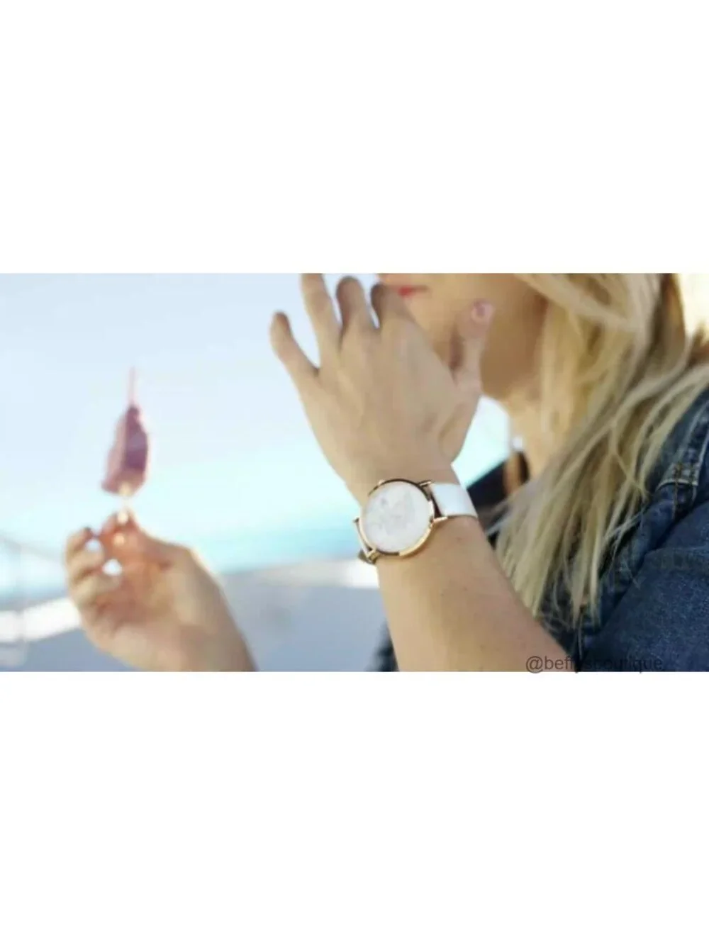 Large Face Analog Wrist Watch Interchangeable Metal Strap Easy Read Second Hand